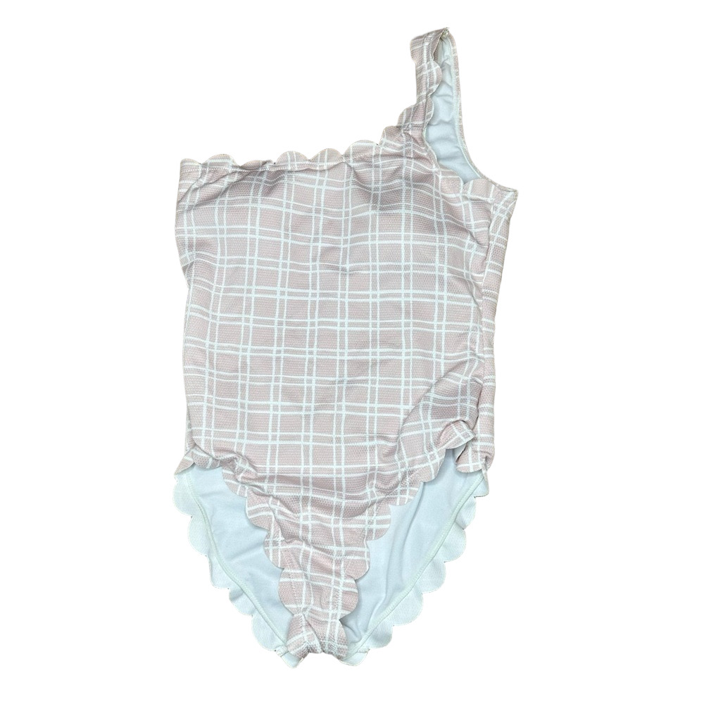 Cremieux One Piece & One Shoulder Swimsuit in Pink Size Large